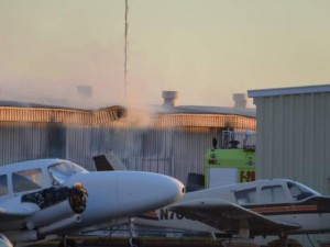 Fire damages planes at Falcon Field