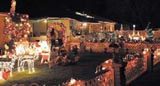 Mother-daughter team get in holiday spirit with yard decorations 
