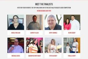 <p>This screen grab from EastValleyBiggestLoser.com shows the contest's finalists.</p>
