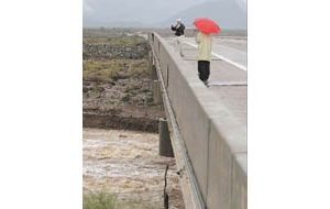 Swollen Salt River extends its stay 