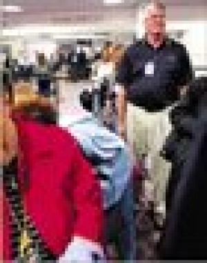 First passengers open new air travel era in E.V. 
