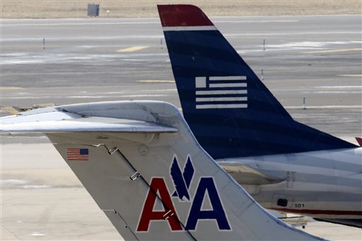 APTOPIX AMR US Airways Merger