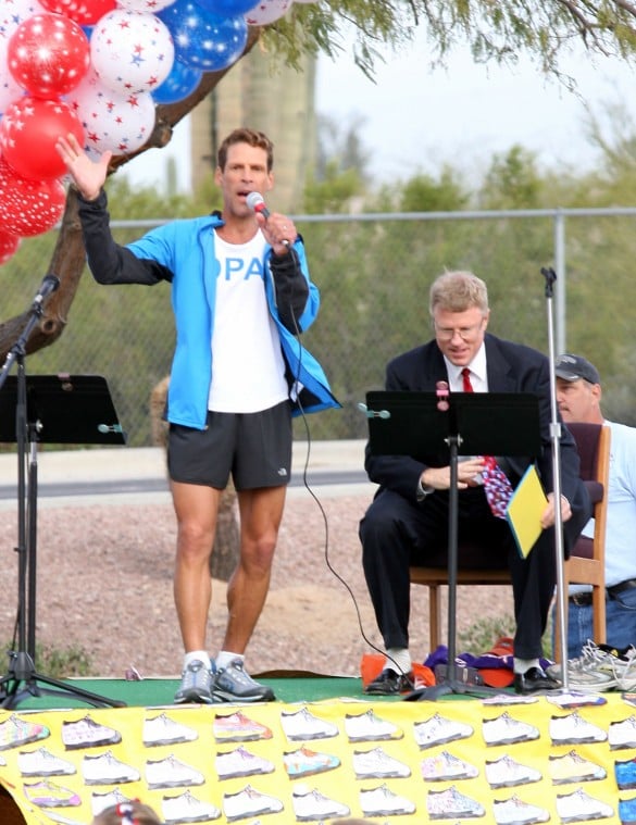 Ultra Runner Dean Karnazes in Mesa.