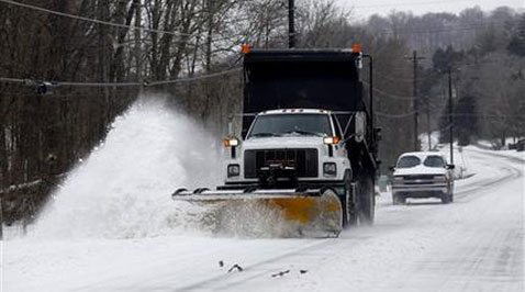 South blanketed with ice, snow; mid-Atlantic next 