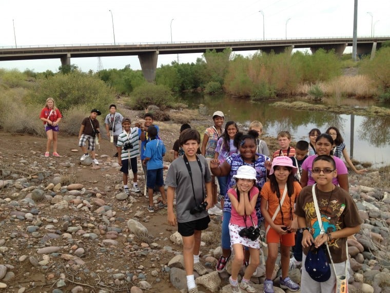 SRP helps students explore nature at Audubon Center