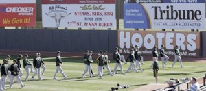 ‘Spiritual renewal’ at Phoenix Municipal Stadium 