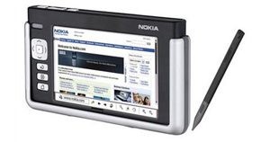 Nokia unveils handheld Internet tablet 