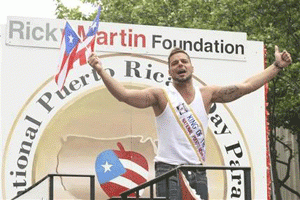 Ricky Martin chosen king at NYC parade 