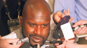 Shaq takes crash course in broadcasting 