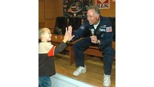 U.S. millionaire prepares for blastoff 