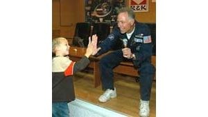 U.S. millionaire prepares for blastoff 
