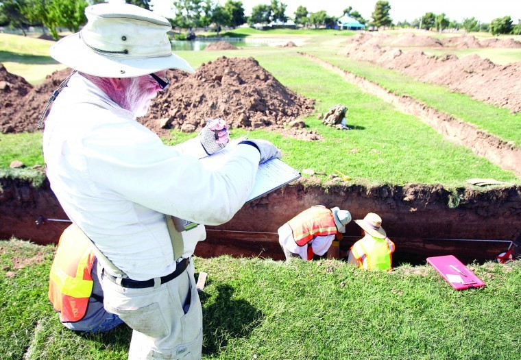 Archaeological dig