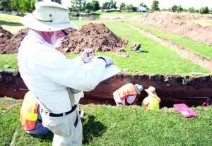 Archaeological dig