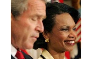 Bush promotes Rice to Secretary of State 