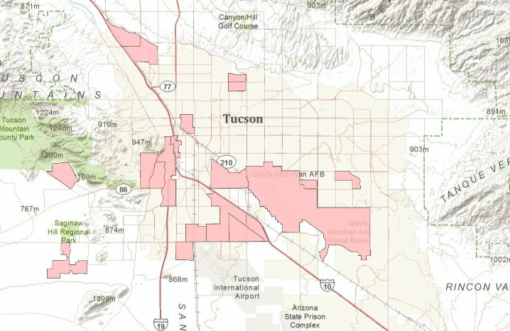 Tucson-area 'food deserts'