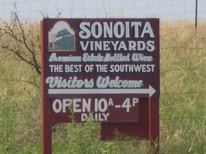 Sonoita Winery Sign