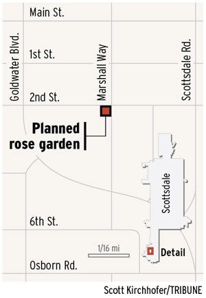 Scottsdale rose garden will be transplanted 
