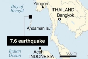 USGS: Huge earthquake hits in Indian Ocean 