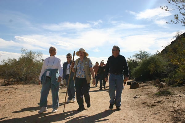 Petroglyph trail