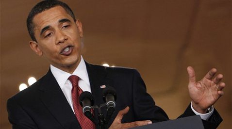 Obama claims progress with economic chaos 