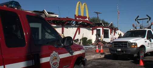 Blaze destroys McDonald's in Apache Junction 