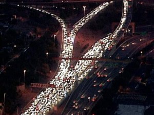 Traffic back-up on I-10 after pedestrian killed near Phoenix