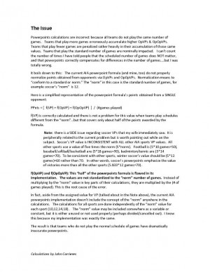 John Carrieres: How current power point system is flawed