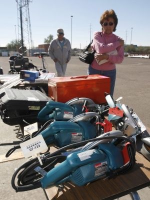 Mesa sells items recovered from thefts, evidence 