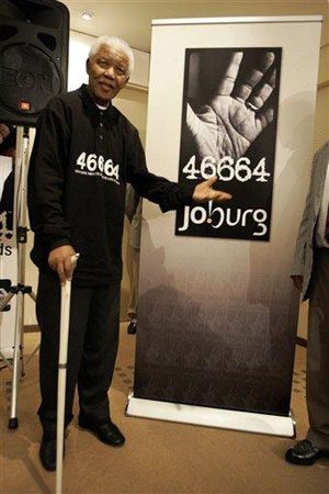 Nelson Mandela announces AIDS concert 