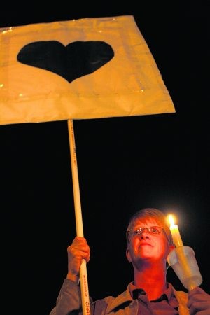 Gay community protests near temple display 