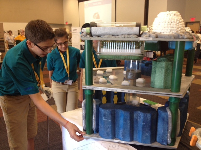 Chandler students at Aerospace Challenge