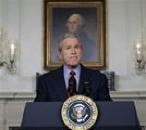 Bush: World leaders united over N. Korea 