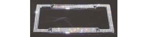 (License) plated glass 