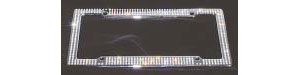 (License) plated glass 