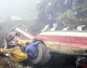 Bus plunges off Guatemala cliff; 34 dead 