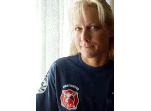 Firefighter’s heart is with job and kids 