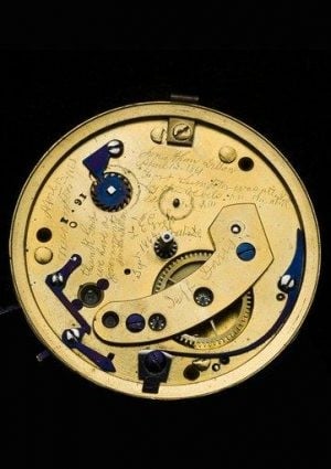Museum reveals engraving hidden in Lincoln watch 
