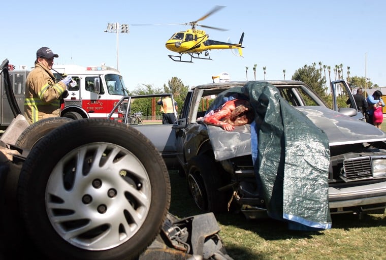 Mock D.U.I. Accident Assembly 