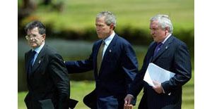 Bush wins EU support for NATO aid to Iraq 