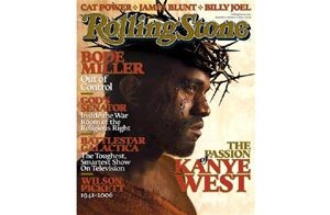 West poses as Jesus for Rolling Stone 