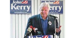 Kennedy stumps for Kerry 