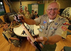 Fishing project reels in Scouts 