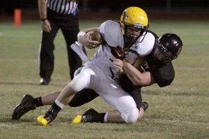 Late interception pushes Liberty past Peoria 