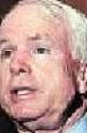 McCain pressed case for heavy contributor 