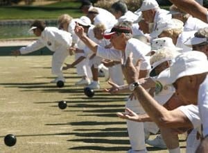 In focus: Lawn bowlers play a green contest of inches at Leisure World 