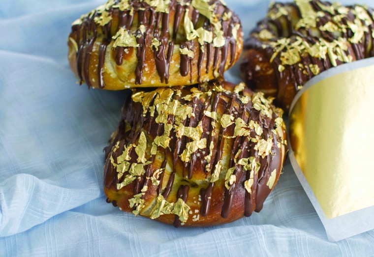 Hanukkah pretzels