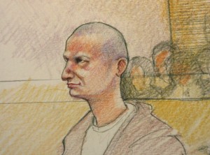 Maggie Keane sketch of Jared Loughner