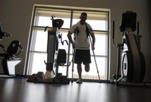 Wounded troops recover as coverage wanes 