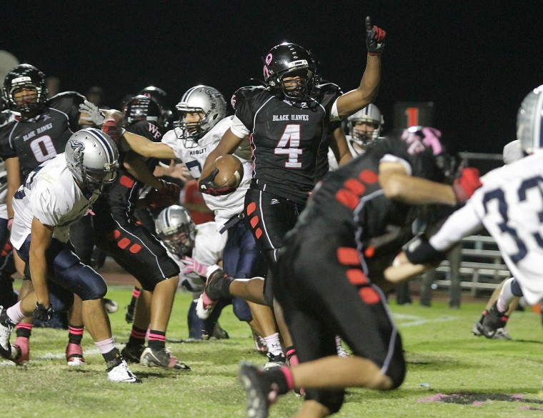 High school football week 9. 