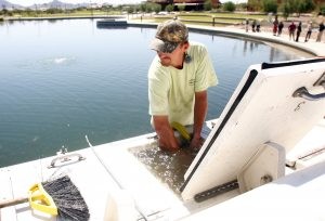 Chandler lake finally stocked with catfish 